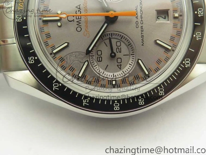 0328 Speedmaster Moonwatch OMF 1:1 Best Edition Gray Dial on SS Bracelet A TravelReady 8042